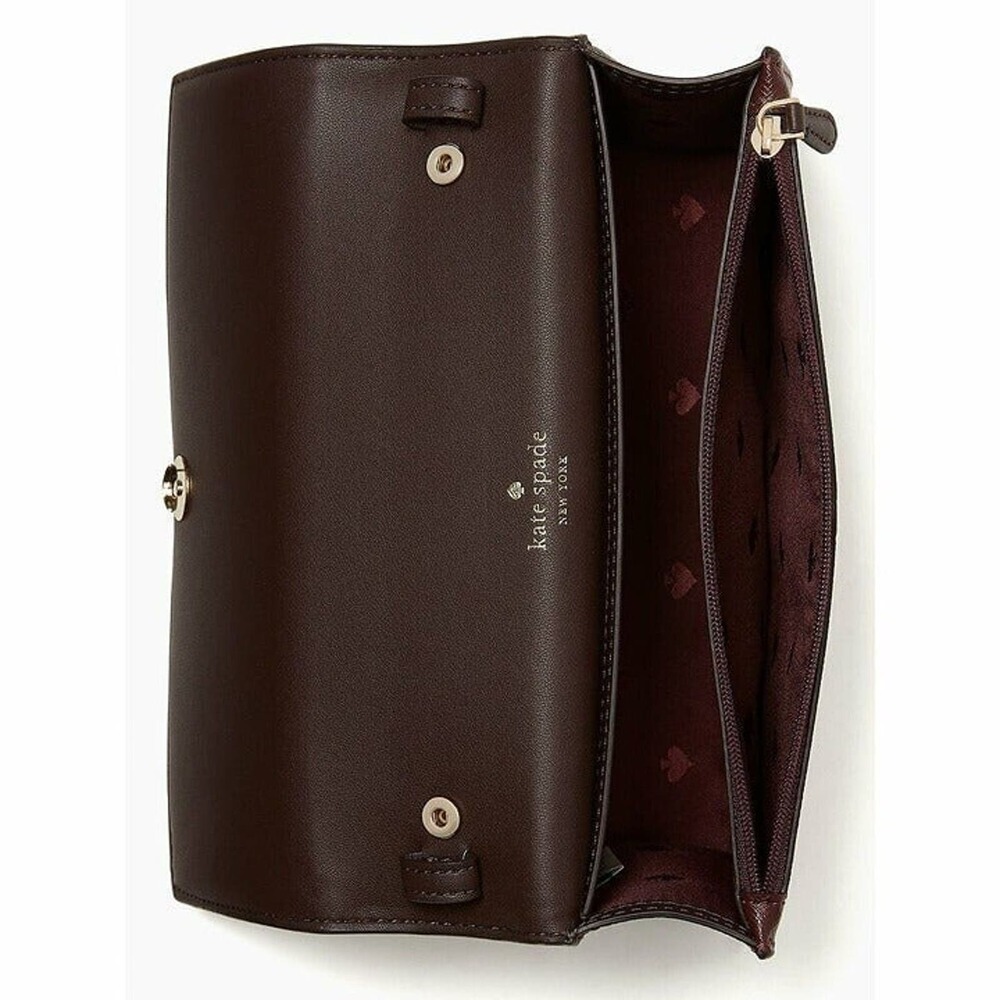 Kate Spade Crossbody Staci Small Flap Purse in Rose Smoke - Picture 4 of 5